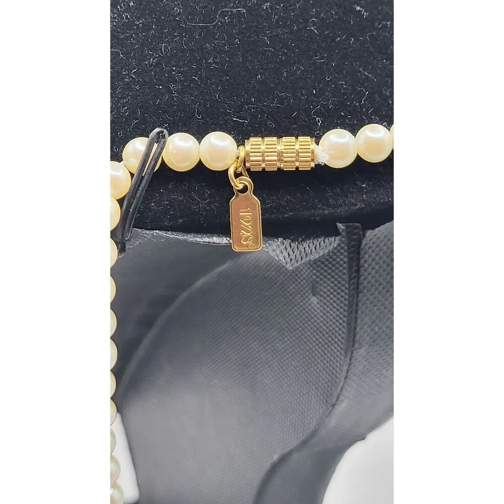 Vintage 1928 Brand Extra Long Strand of Faux Pearls 32 in